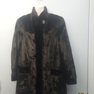 MINK FUR FAUX JACKET/ COAT